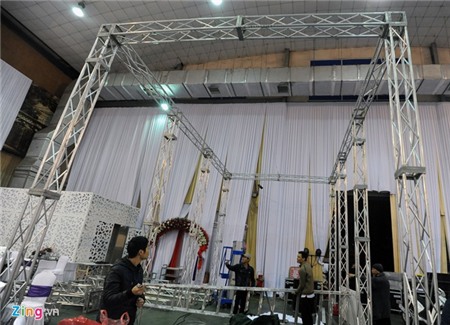 Trang trí tiệc cưới Tâm Tít hết nửa tỷ đồng