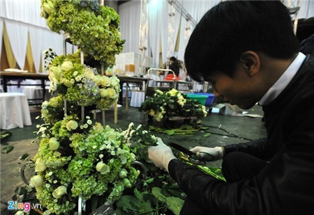 Trang trí tiệc cưới Tâm Tít hết nửa tỷ đồng