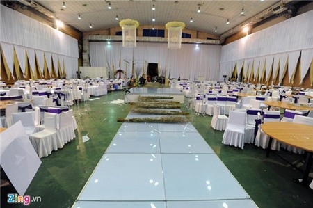 Trang trí tiệc cưới Tâm Tít hết nửa tỷ đồng