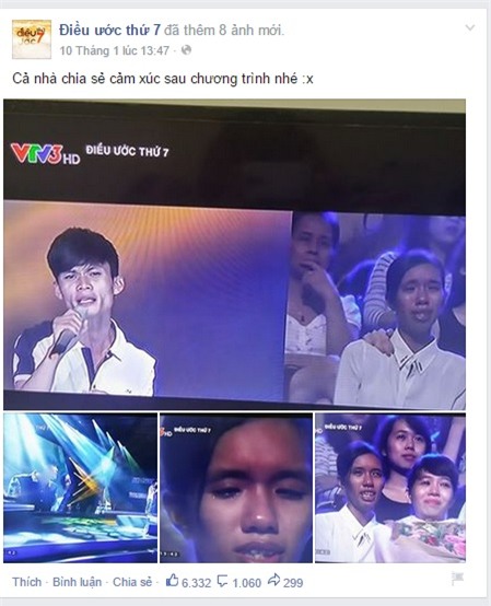 Hình ảnh chia sẻ trên fanpage.