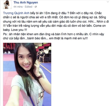 Anh Thư, hôn nhân, rạn nứt, Trương Quỳnh Anh