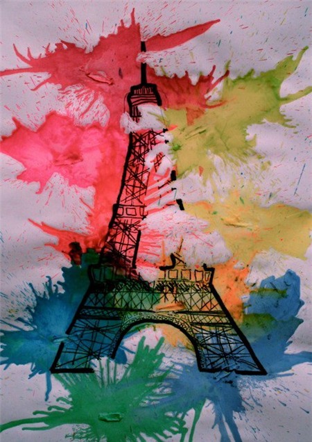 Bức tranh bị bôi bẩn