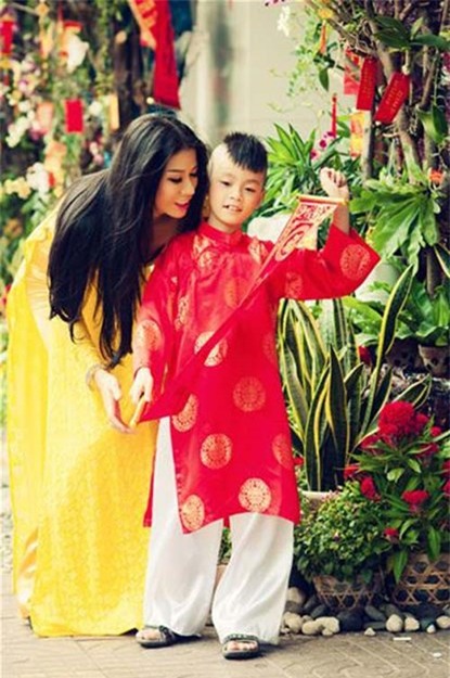 Trang Tràn và cậu con nuôi Bảo Bảo