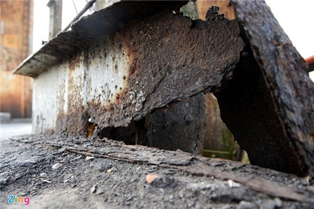 Cận cảnh cầu Long Biên hoen gỉ, mọt ruỗng