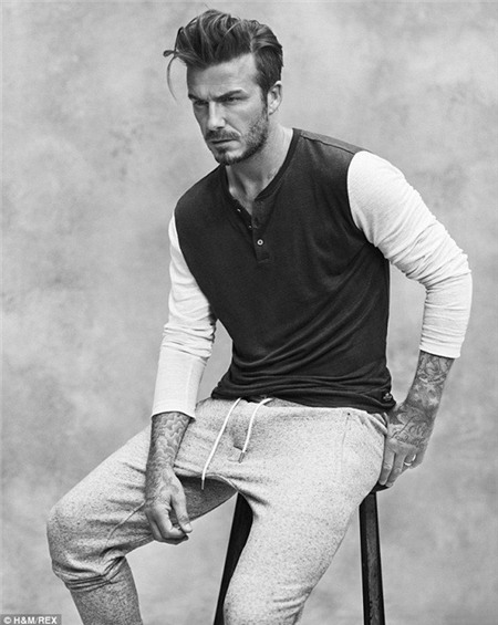 David Beckham đóng quảng cáo với tóc rối lãng tử 7