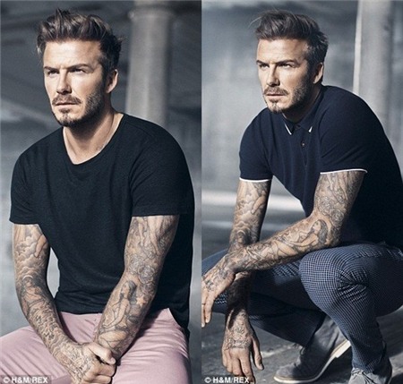 David Beckham đóng quảng cáo với tóc rối lãng tử 9