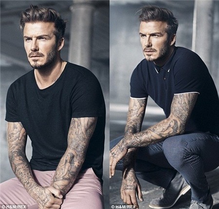 David Beckham đóng quảng cáo với tóc rối lãng tử 9