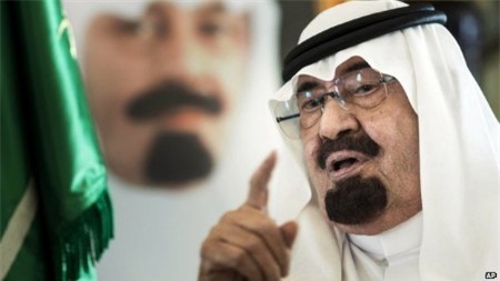 Nhà vua Abdullah đã bị viêm phổi trong nhiều tuần qua (Ảnh: