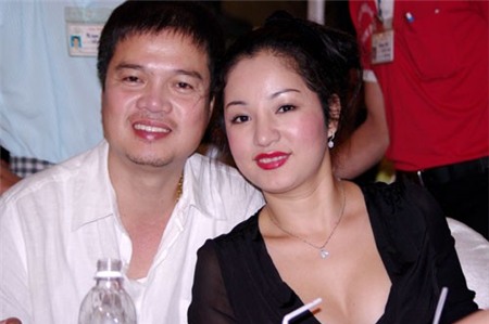 Thúy Nga và chồng cũ.