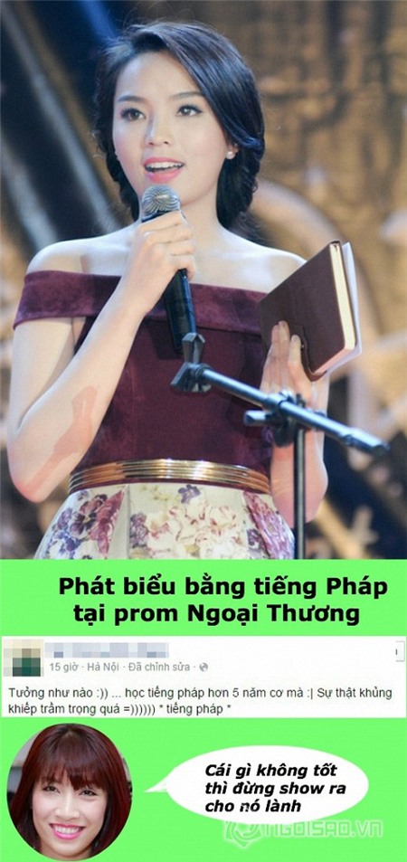 Kỳ Duyên, rùm beng, bủa vây, mắt lệch, ỉ lại, tiếng Pháp, đồ hiệu