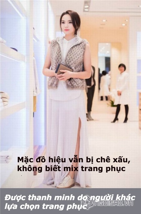 Kỳ Duyên, rùm beng, bủa vây, mắt lệch, ỉ lại, tiếng Pháp, đồ hiệu