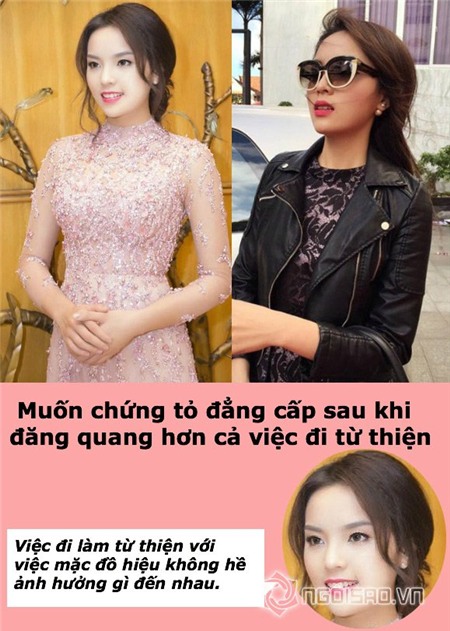 Kỳ Duyên, rùm beng, bủa vây, mắt lệch, ỉ lại, tiếng Pháp, đồ hiệu