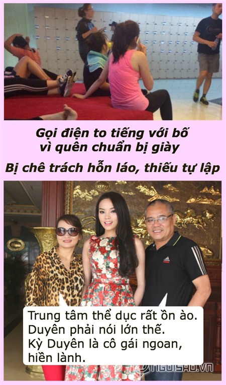 Kỳ Duyên, rùm beng, bủa vây, mắt lệch, ỉ lại, tiếng Pháp, đồ hiệu