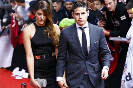 James Rodriguez cổ vũ bà xã thi đấu cho Real Madrid | Tin tức Online