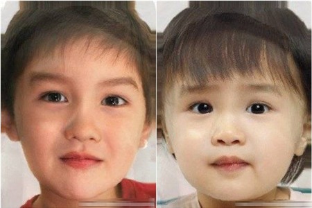 Ở kết quả này, bé trai hoặc bé gái có đôi mắt và một số chi tiết trên mặt lại giống nhiều với bố Louis Nguyễn hơn.