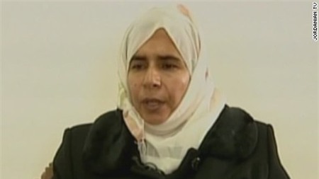 Sajida al-Rishawi bị kết án tử hình vào năm 2006. Ảnh: Jordan TV