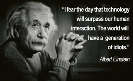 con người, Albert Einstein, điện thoại di động, công nghệ