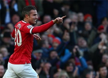 Van Persie giải tỏa sức ép bằng một bàn thắng ở trận này