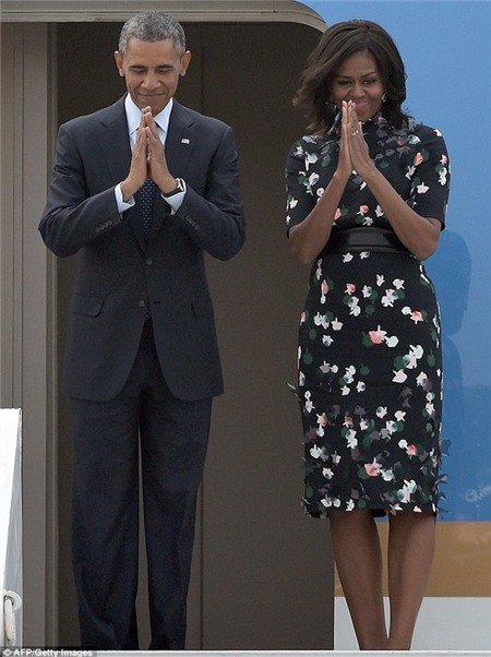 Cô bé Ấn Độ từ chối quà của phu nhân Tổng thống Mỹ 4