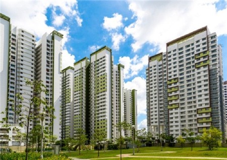 Chỉnh phủ Singapore cấm các công ty xây dựng thiết kể kiểu căn hộ dành cho người độc thân để giải quyết vấn đề tỷ lệ sinh thấp. Ảnh minh họa: Blogspot.com