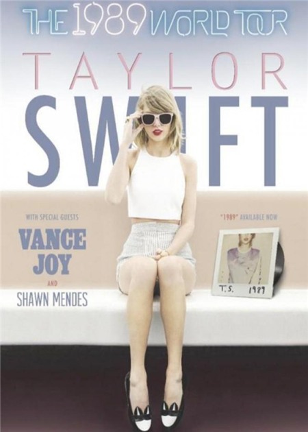 Poster tour diễn thế giới mới của Taylor.