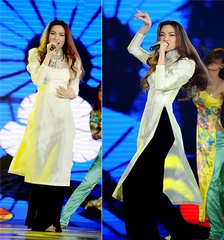 Hà Hồ diện áo dài cũng đẳng cấp