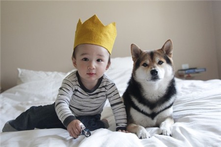 Tan chảy với hình ảnh đáng yêu của cậu bé gốc Nhật Bản bên cún cưng 21