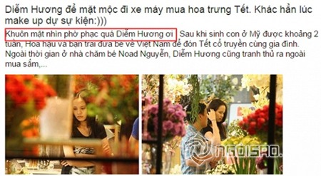 Diễm Hương bức xúc vì bị chê xấu sau khi sinh con