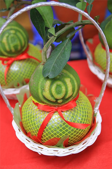 Bưởi hồ lô Tết Ất Mùi giá 2,2 triệu đồng - 7