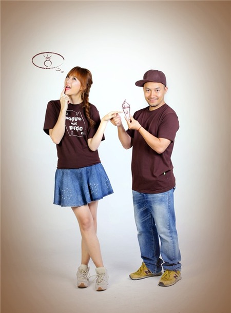 Chuyện tình dài 7 năm của Hari Won và Tiến Đạt khiến nhiều người hâm mộ.