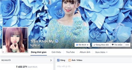8 sao Việt có lượng fan theo dõi nhiều nhất trên Facebook