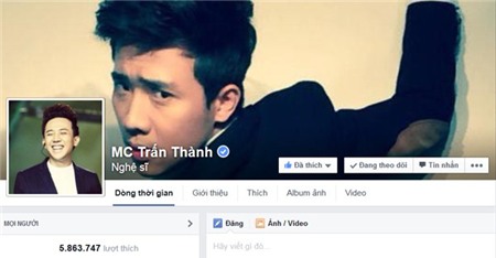 8 sao Việt có lượng fan theo dõi nhiều nhất trên Facebook