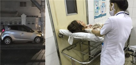 Bà xã Huỳnh Đông gặp tai nạn xe hơi: Tối 13/2, trong lúc đang cầm láy, diễn viên - người đẹp Ái Châu đã gặp tai nạn vì chiếc xe ô tô bỗng dưng nổ lốp rồi lao vào cột điện gần đó. Cú tông khiến phần đầu của á hậu Phụ nữ Việt Nam 2005 va đập mạnh vào vô lăng.