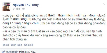 Trang Trần, Thu Thủy, Hương Giang, Quế Vân, xin lỗi, thông cảm, hết hồn, sao Việt