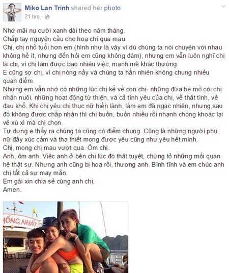 Trang Trần, Thu Thủy, Hương Giang, Quế Vân, xin lỗi, thông cảm, hết hồn, sao Việt