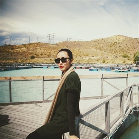 Hình ảnh Tăng Thanh Hà chia sẻ trên trang cá nhân