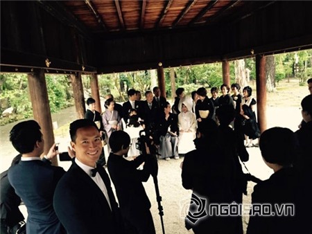 Kim Lý dự đám cưới Nhậ Bản 0