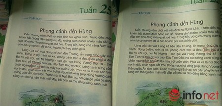 Cô trò hoang mang vì bài đọc ở sách giáo khoa lẫn lộn “trái”, “phải” - 1