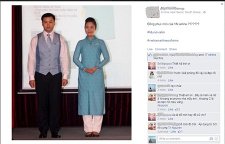 Hình ảnh: Trái chiều ý kiến về đồng phục mới của Vietnam Airlines số 8