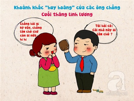 Tranh vui: Những khoảnh khắc các ông chồng thích 
