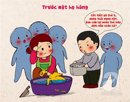 Tranh vui: Những khoảnh khắc các ông chồng thích