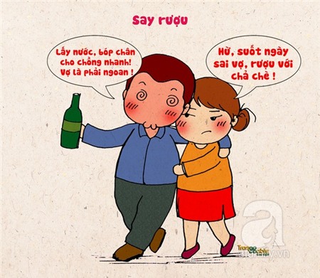 Tranh vui: Những khoảnh khắc các ông chồng thích