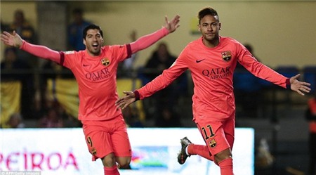 Neymar, Suarez đưa Barca vào chung kết Cúp nhà vua