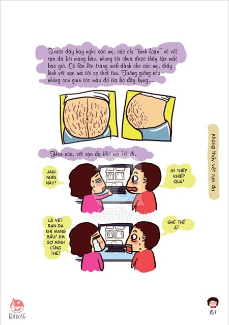 Sự thật phũ phàng về những vết rạn da trên bụng mẹ bầu 2