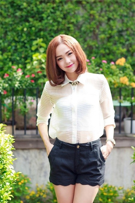 Chọn kiểu tóc đẹp như Minh Hằng cho buổi hẹn hò