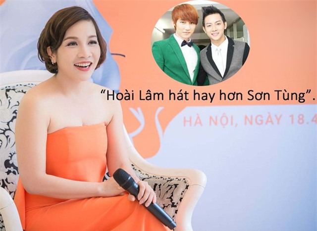 Trước đó, lời so sánh Hoài Lâm hát hay hơn Sơn Tùng M-TP trong Gương mặt thân quen mùa trước của diva cũng gây ra cuộc chiến giữa các fan hai nam ca sĩ trẻ. Để mọi thứ lắng xuống, không chỉ Mỹ Linh mà cả Sơn Tùng và Hoài Lâm đều phải lên tiếng.