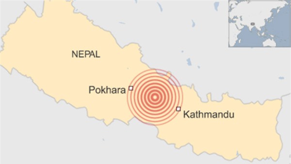 Nepal, động đất