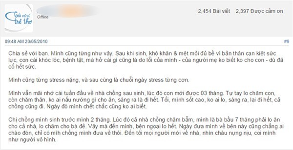 Rớt nước mắt với câu chuyện trầm cảm sau sinh của những người vợ trẻ