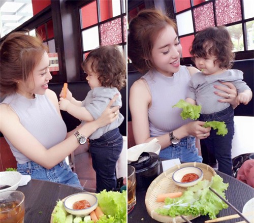 Thời trang mẹ và bé “chất” nhất showbiz Việt - 5