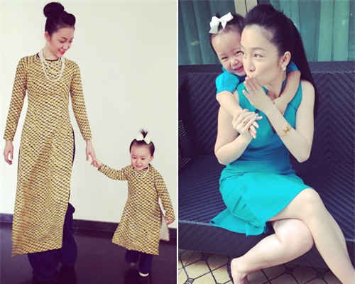 Thời trang mẹ và bé “chất” nhất showbiz Việt - 18
